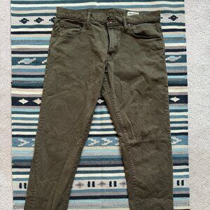 Todd Synder Slim Fit 5 Pocket Chino in Peat